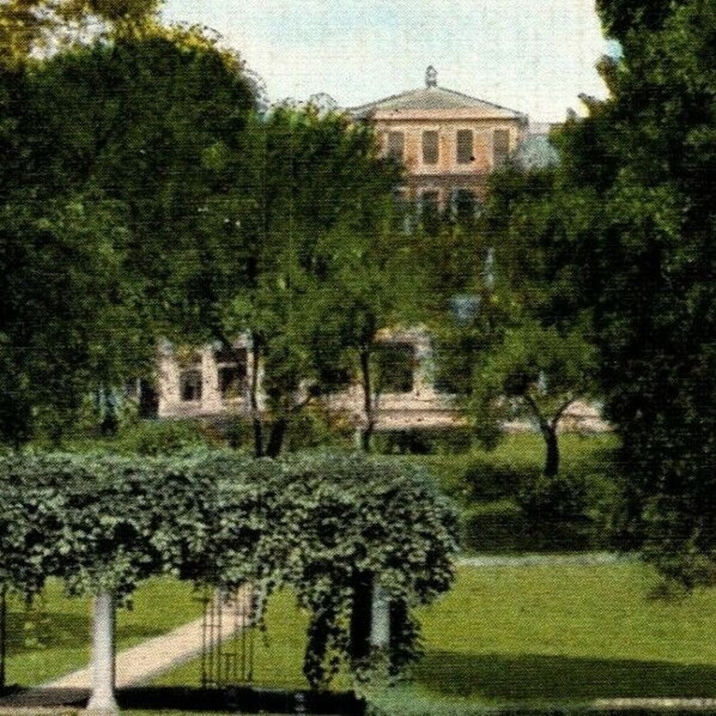 Vintage Linen Postcard U.S. Veterans' Administration, Waukesha Wisconsin