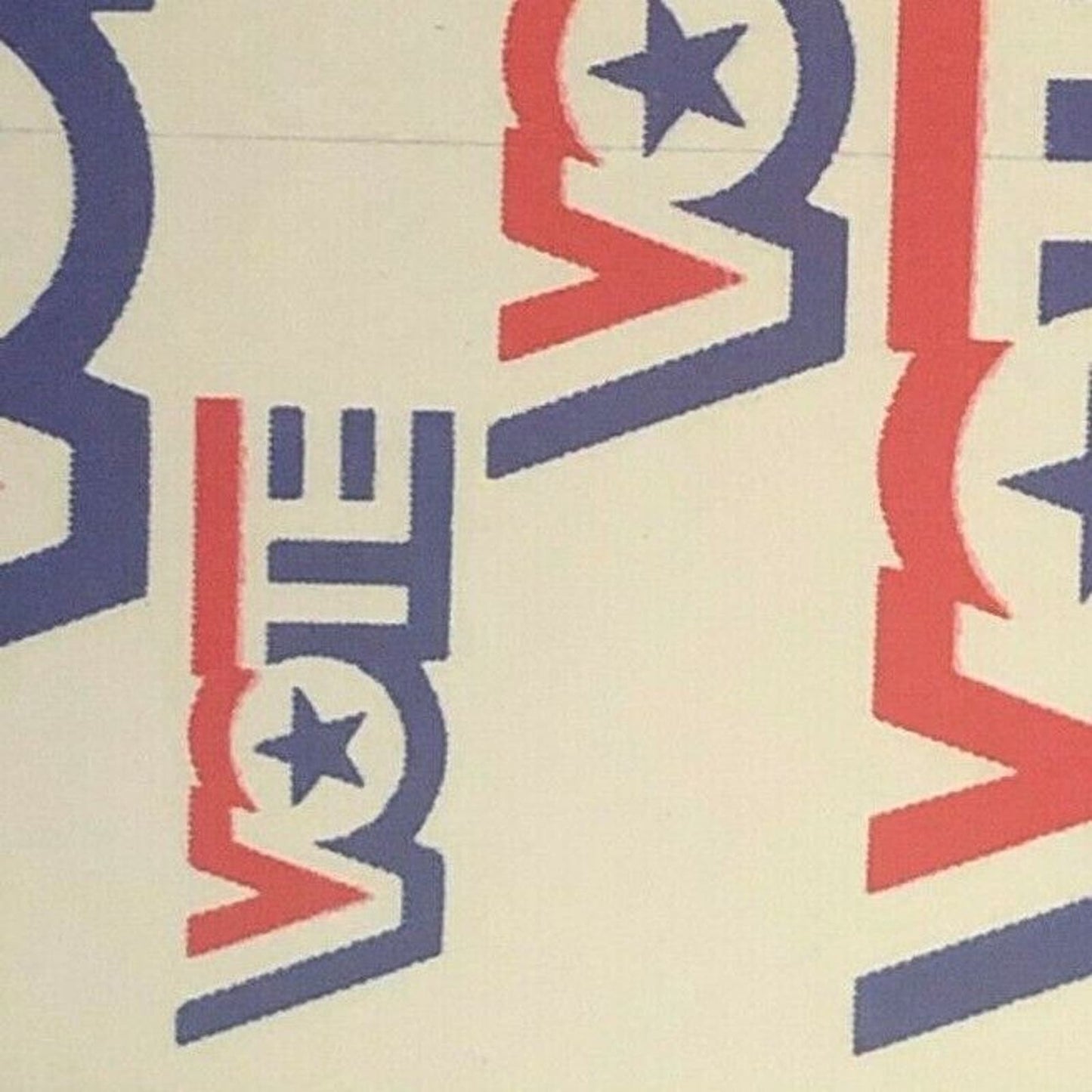 Vintage 1972 Full Matchbook "Vote Vote" Patriotic Red White Blue