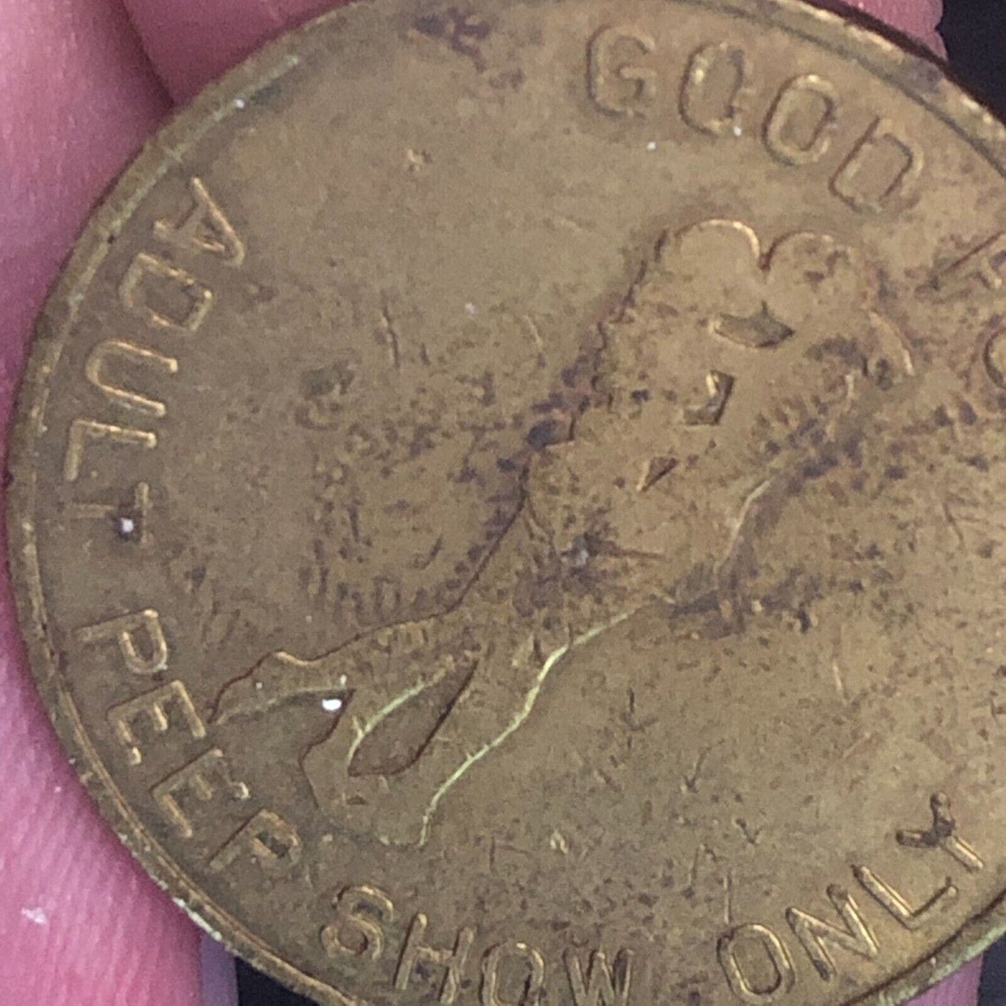 Ellwest Stereo Theatres & Jolar Cinemas Adult Peep Show Brass Token 25mm