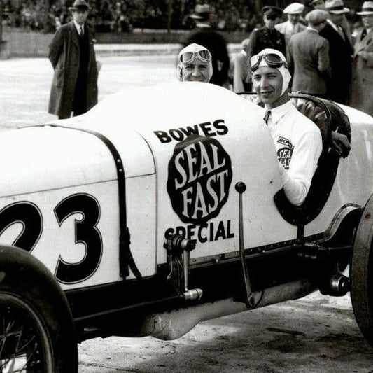 Louis Schneider Indy 500 Winner 1931 - 8 x 10 Glossy B&W Photograph VGC Stamped