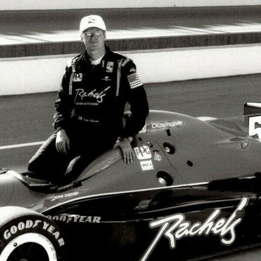 Eddie Cheever Jr. Indy 500 Winner 1998 8 x 10 Glossy B&W Photograph VGC