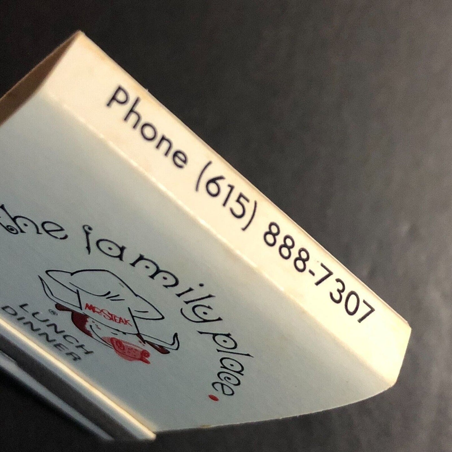 Mr. Steak #258 Indianapolis Restaurants Full Matchbook c1964-74 VGC Scarce