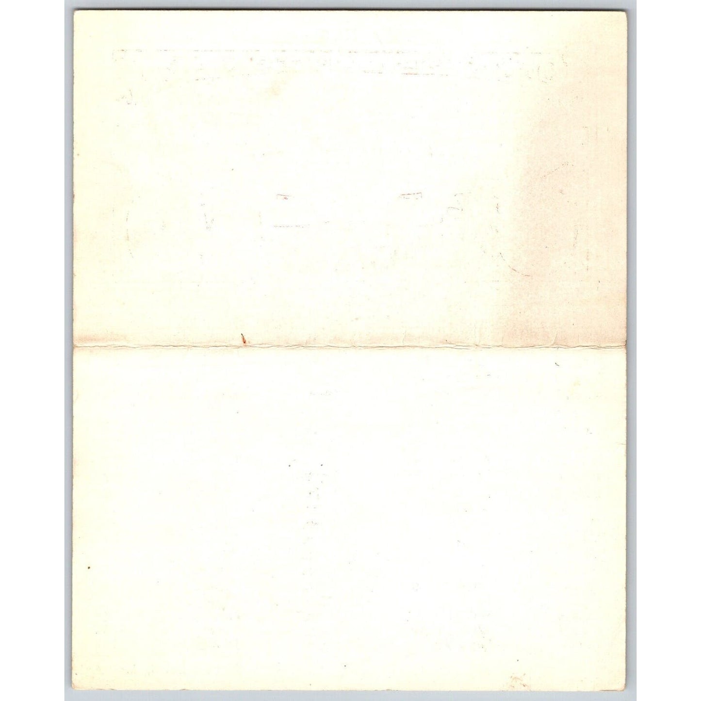 1940 Cole Bros Circus Route Card PA NJ WV IN OH