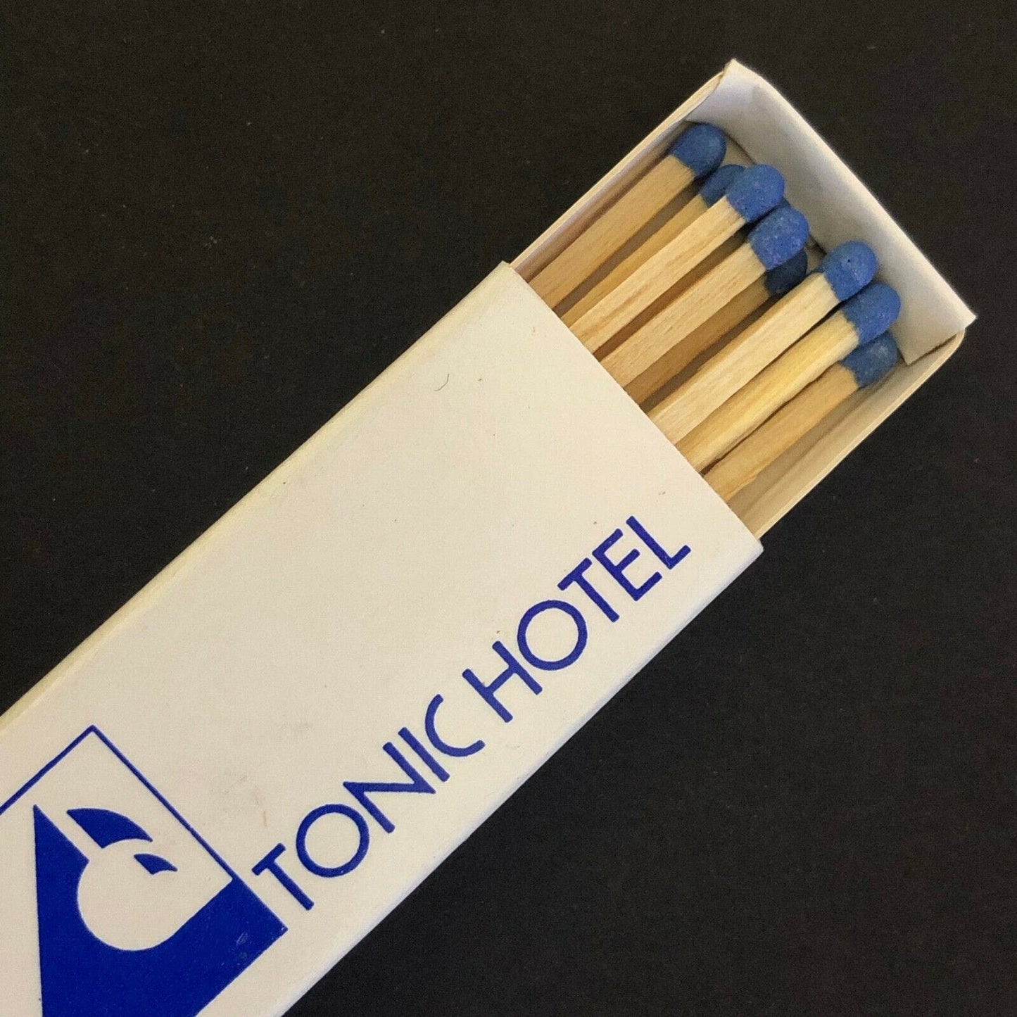 c1970's-80's Wooden Matchbox Matchbook - Tonic Hotel - Paris