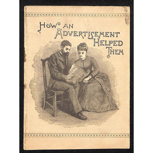 "How Advertising Helped Them" Booklet c1890 8pp / Liliputian Bazar NYC Scarce