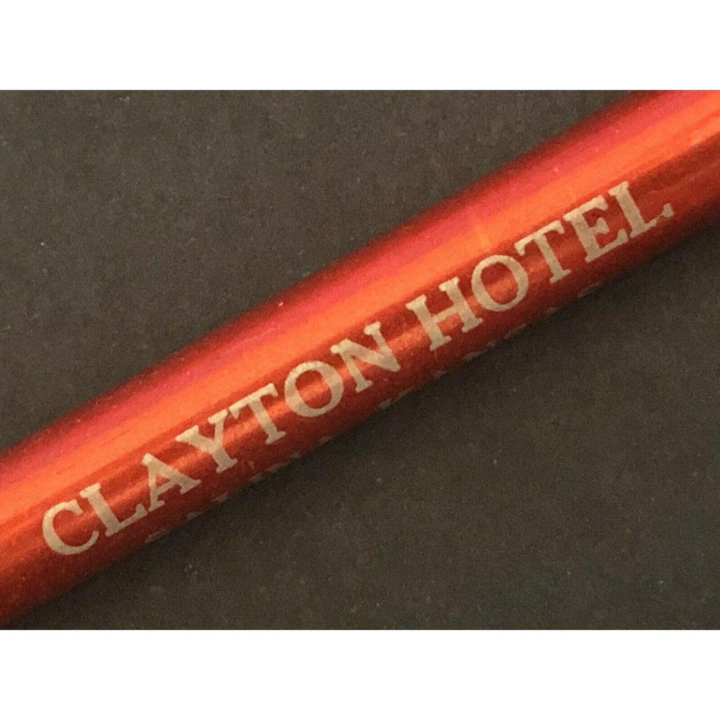 c1950's-60's "Clayton Hotel - Salina, KS" Scripto Advertising Pen