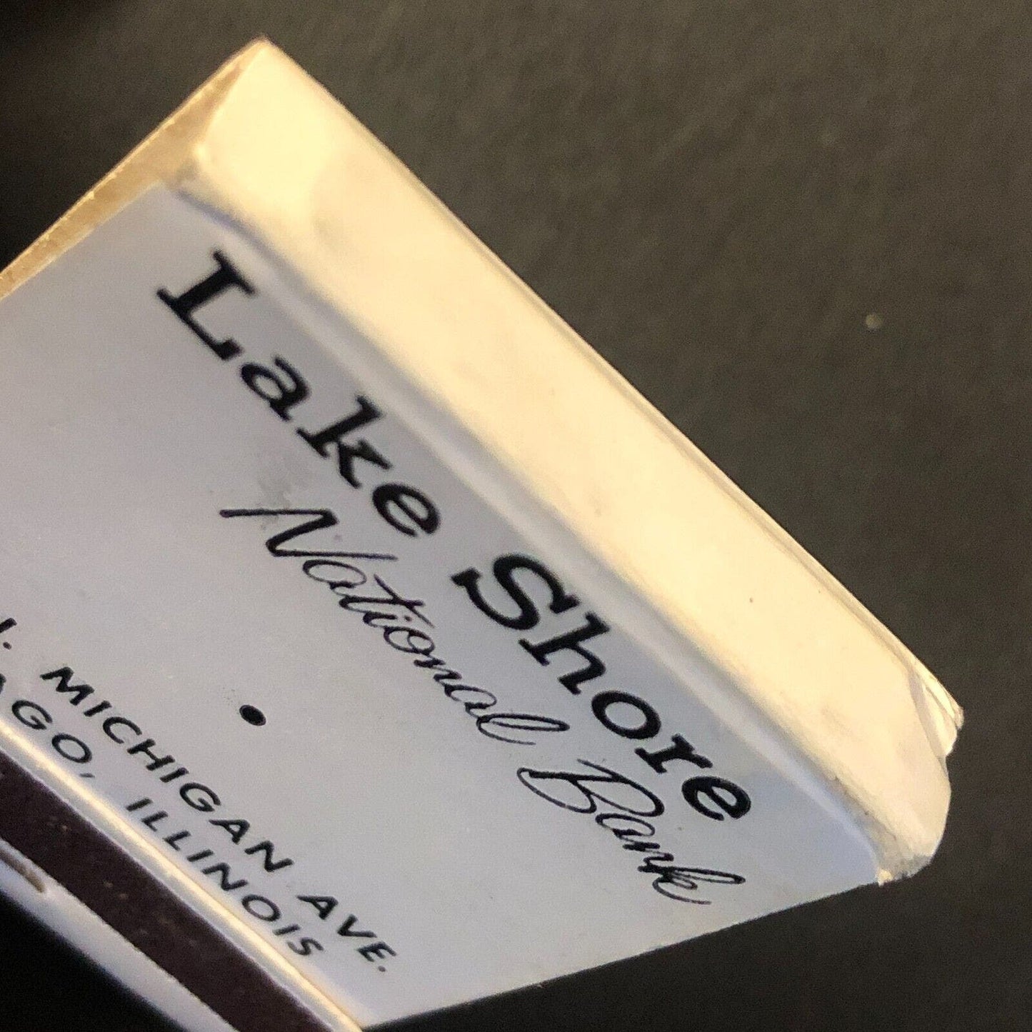 Lake Shore National Bank Chicago Vintage Full Matchbook c1950's-60's