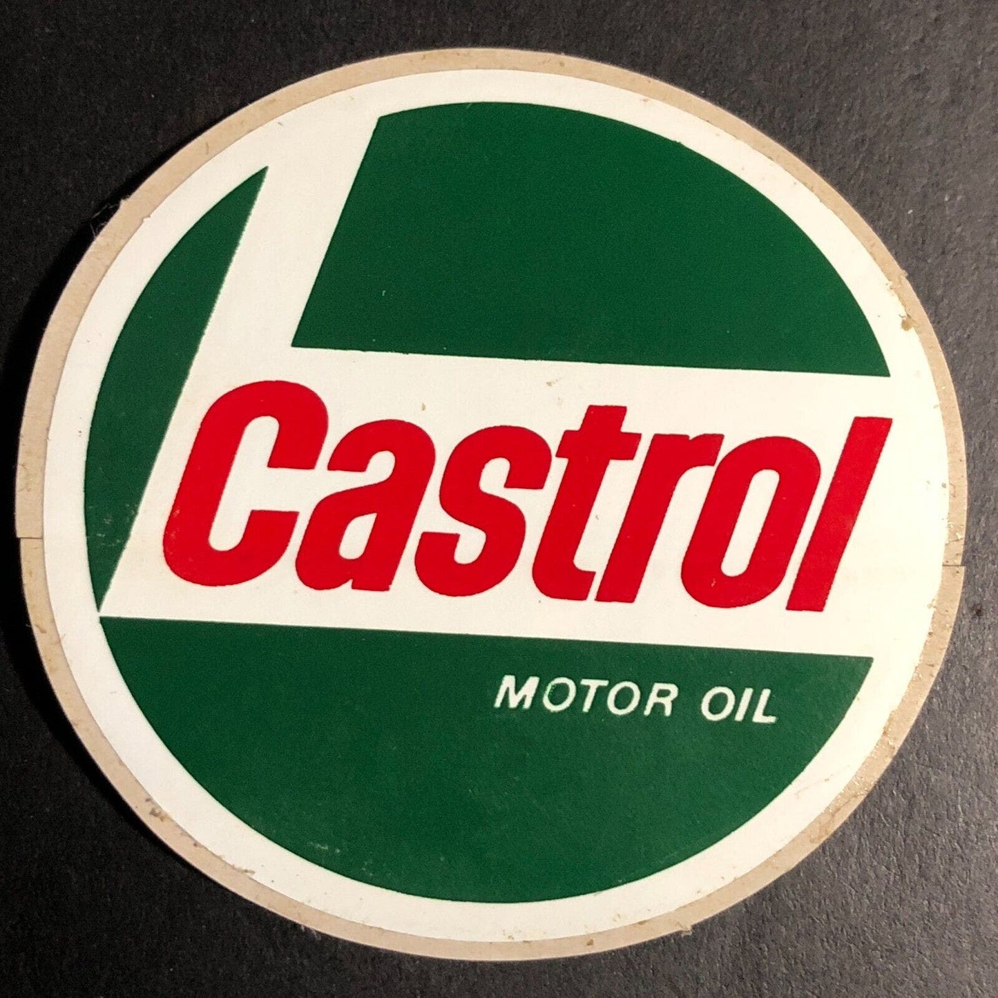Castrol Motor Oil Auto 2" dia. Decal / Sticker c1970