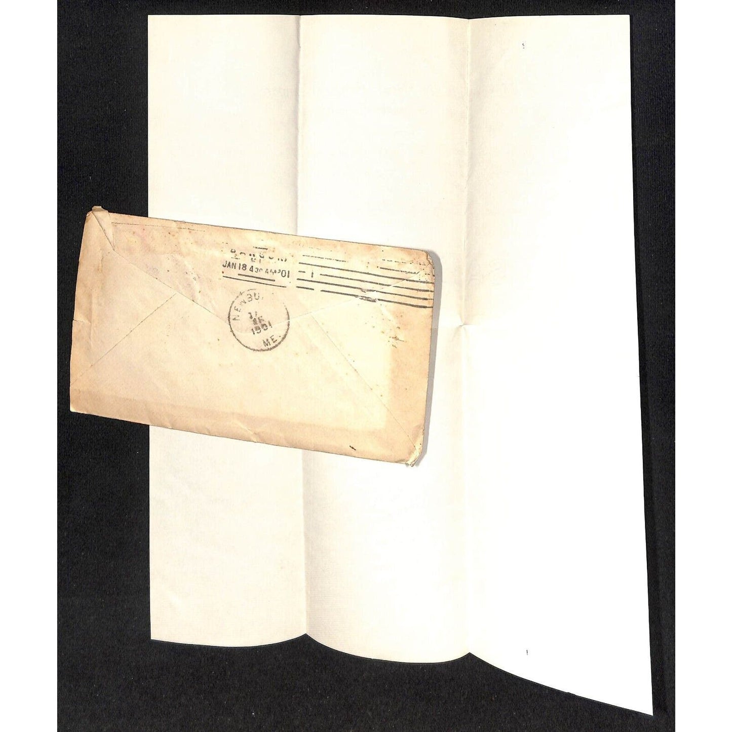 Newburgh, ME Amos W. Knowlton* 1901 Massachusetts Real Estate Co. Letterhead