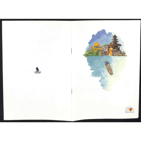 1992 Singapore Airlines ASEAN 25th Anniv. Menu
