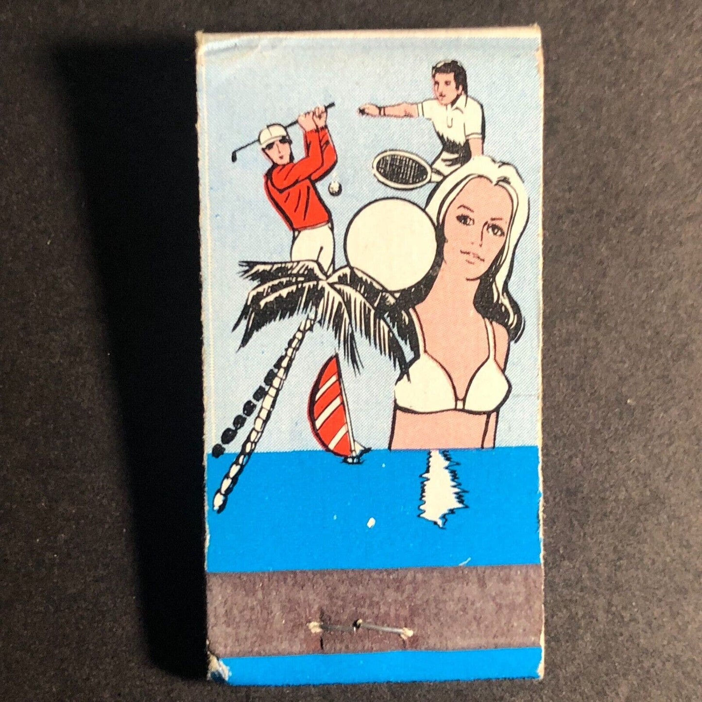 Hotel Playa El Rey & Suites Mazatlan, Mexico Full Matchbook c1973-80 VGC