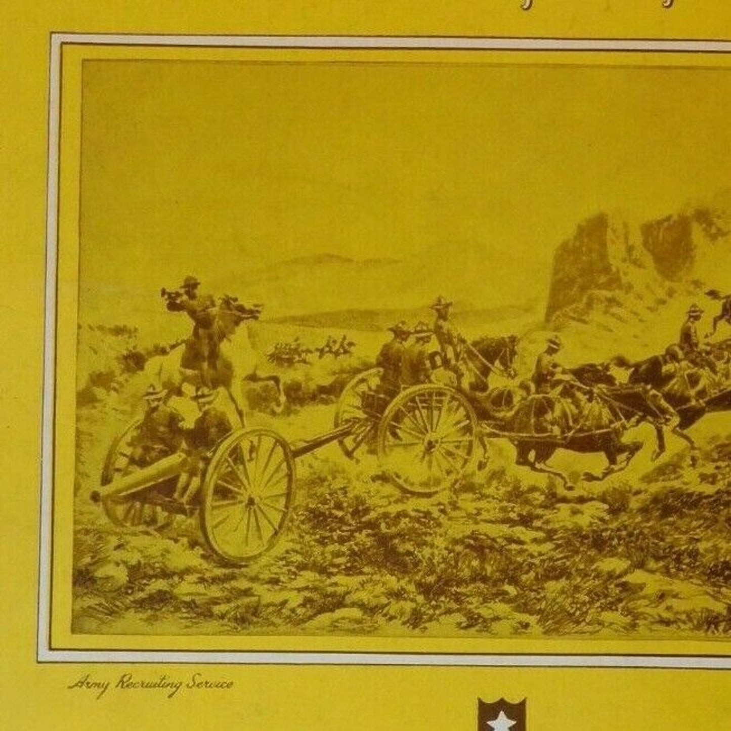 Vintage 1930 Sheet Music "The Caissons Go Rolling Along" Edmund L. Gruber