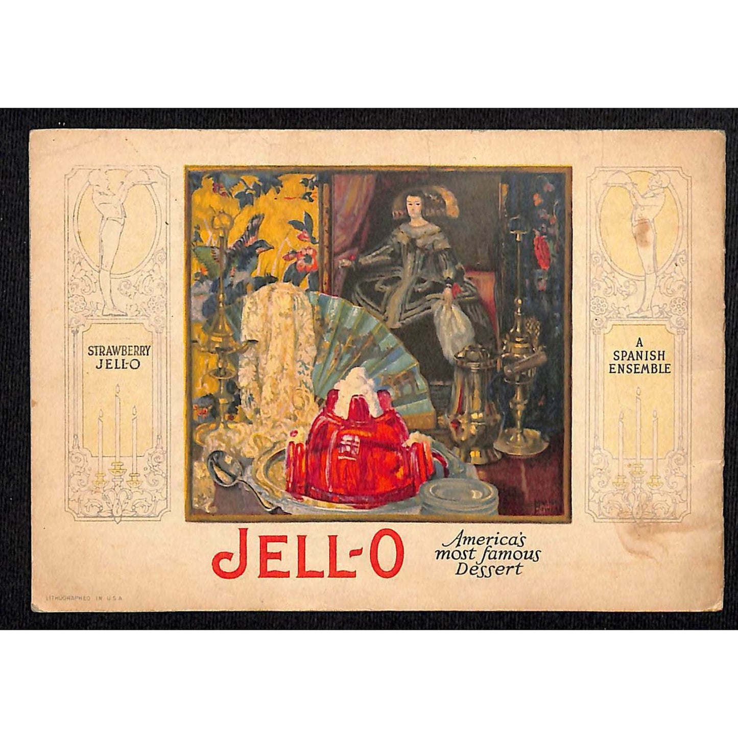 c1924 Jell-O Dessert Recipe Booklet 18pp.w/ George Washington