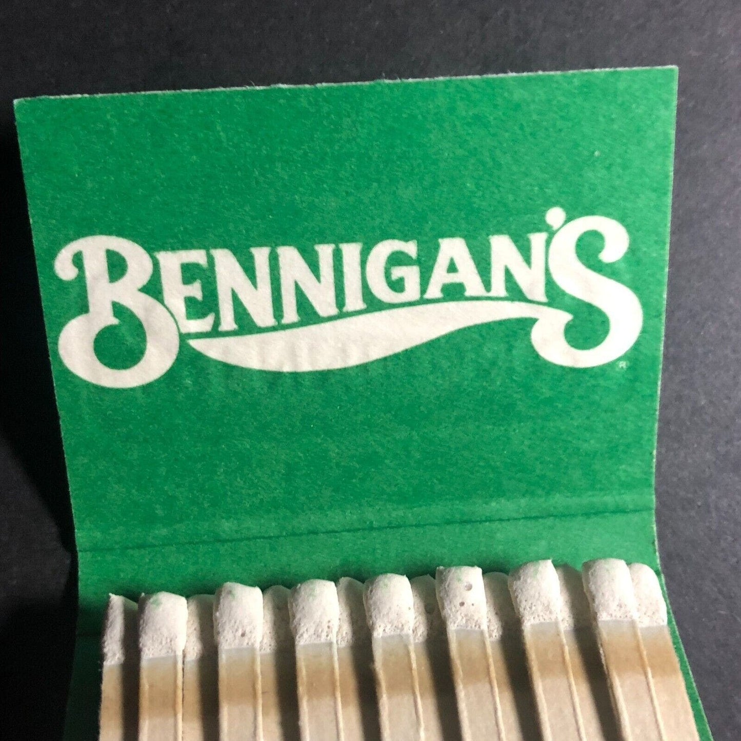 Bennigan's Restaurant Full Matchbook c1980's VGC