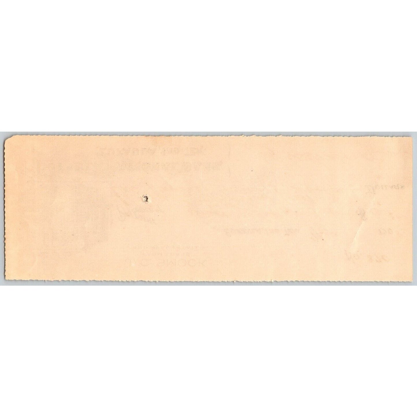 Eufaula Oklahoma 1909 J.C. Smock Eufaula National Bank Check #870 Vignette
