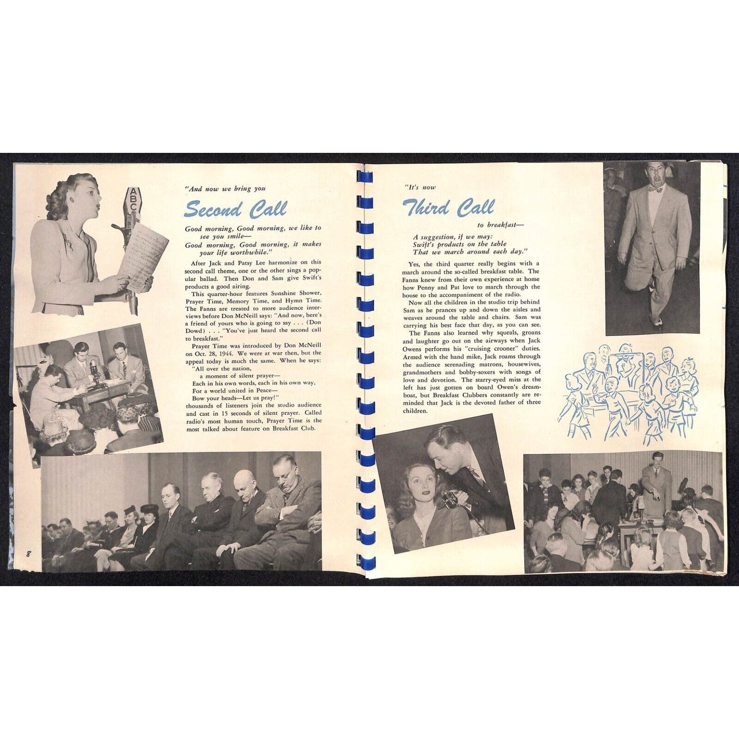 Don McNeil Breakfast Club 1947 Yearbook (Morning Variety Radio Show)