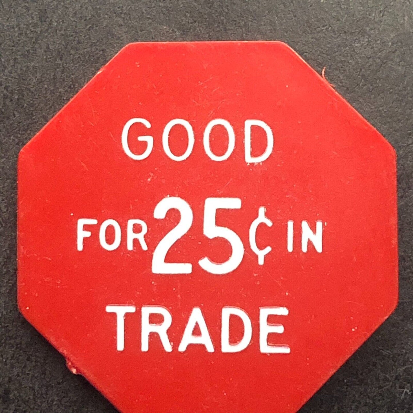 (Willow Grove, PA ?) Silver Lake Lanes Plastic G/F 25¢ Token 28.4mm c1960's-70's