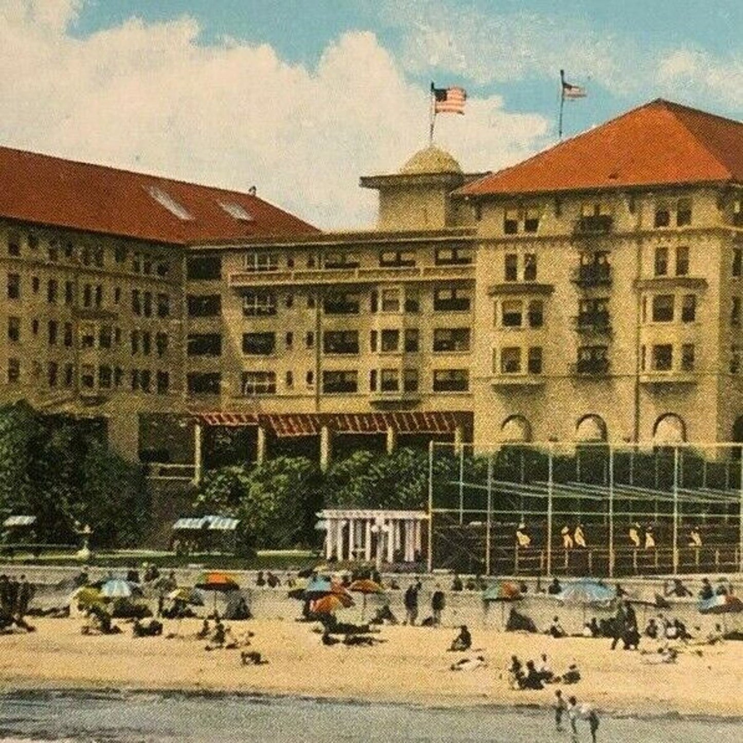 Vintage Postcard - The Virginia Hotel, Long Beach, California