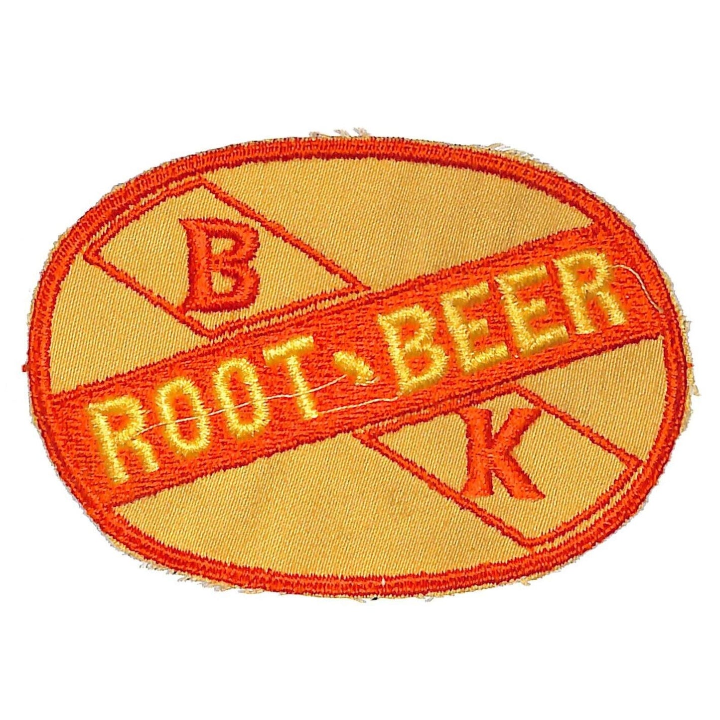 BK Root Beer Embroidered Soda Patch c1950's-60's VGC Scarce