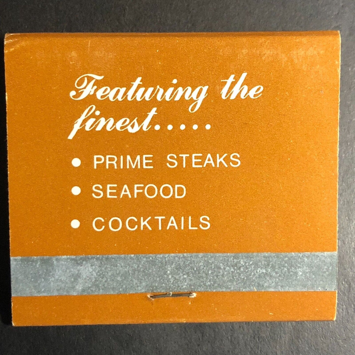 Stolls's Restaurant Countryside, IL Full Matchbook c1974-84 VGC
