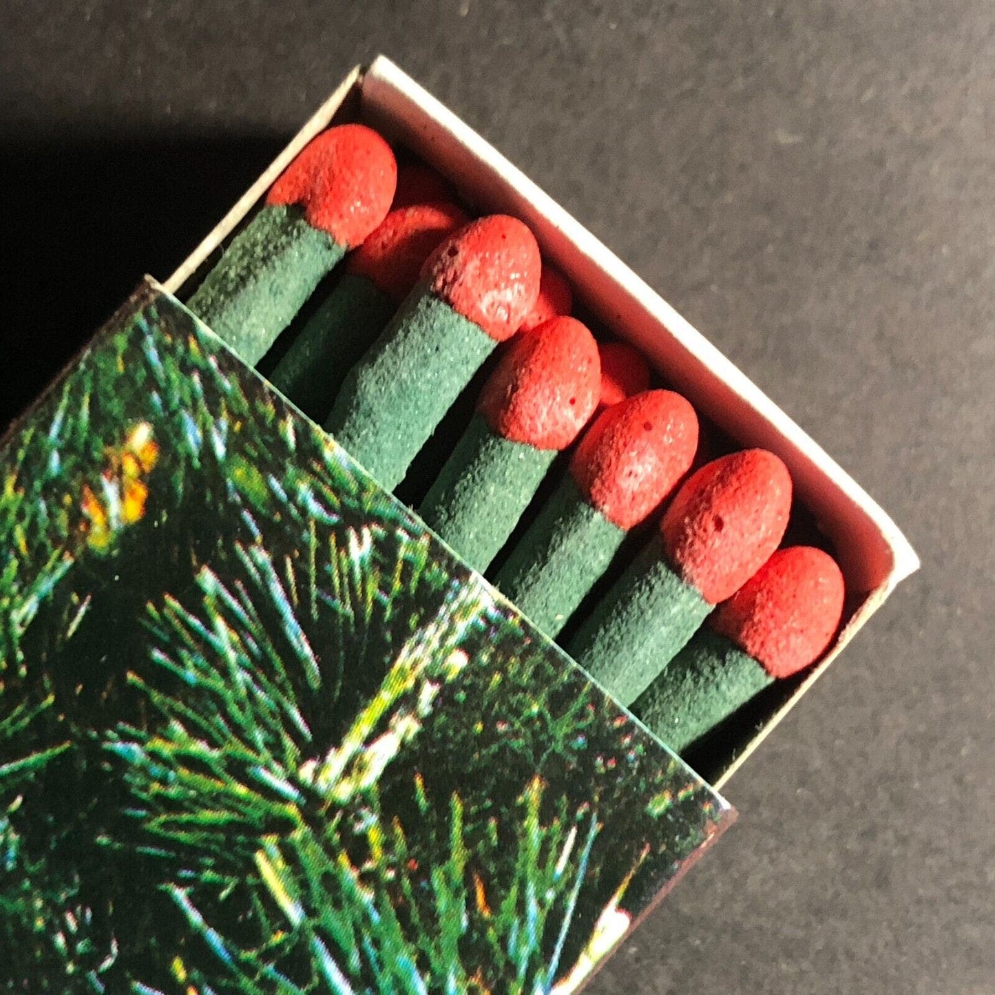 1 "Brunt Pine" Deodorant Matches Matchbox Matchbook c1968 Scarce w/ Outer Box