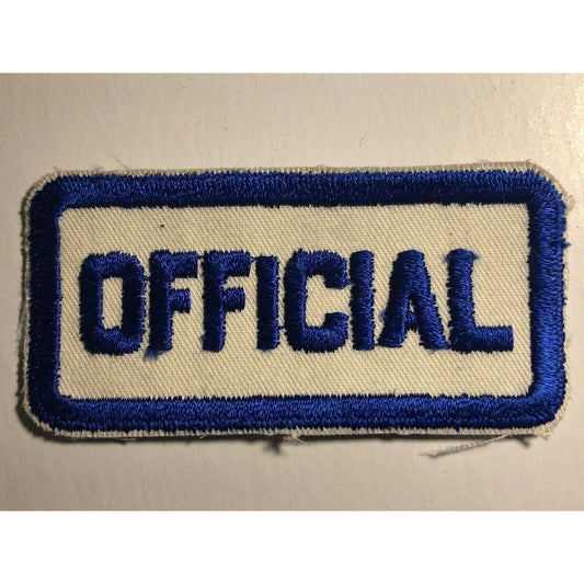 "Official" Vintage Embroidered Patch (Racing Related) c1960's-70's VGC