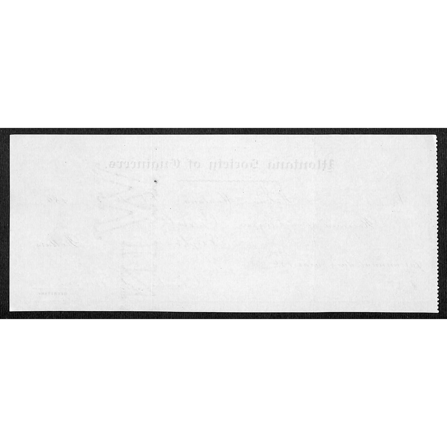 Helena / Butte Montana 1905 "Society of Engineers" / Eugene Carroll Receipt