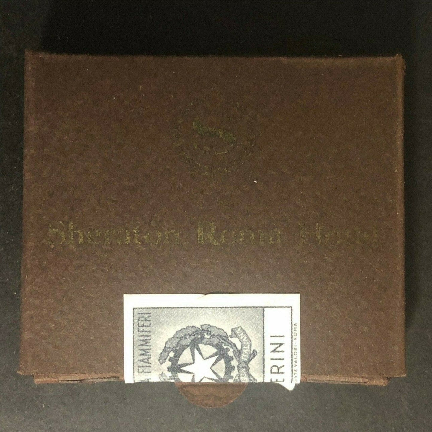 Vintage c1980's Full Matchbook / Matchbox - Sheraton Roma, Italy