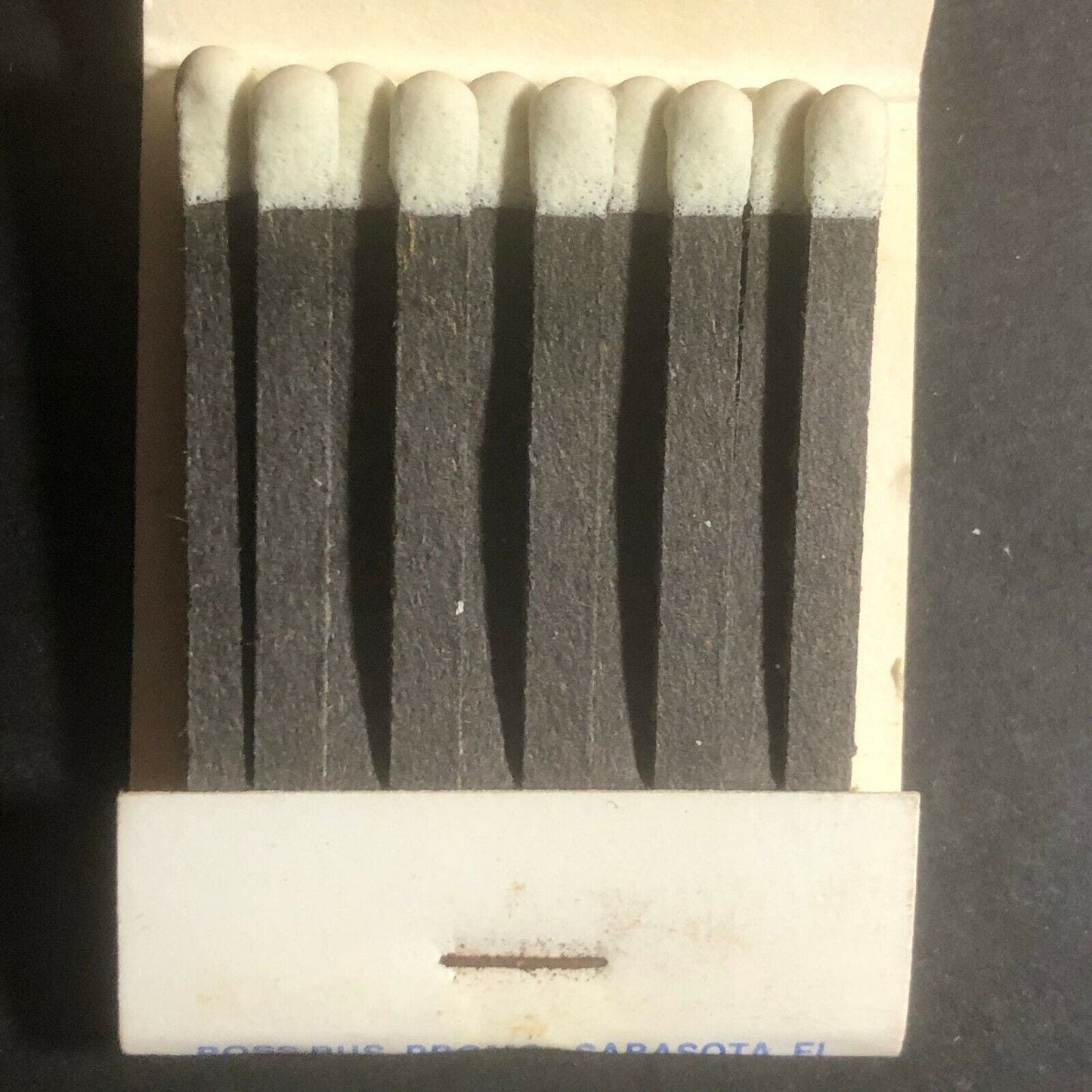 1960's-70's Full Matchbook "Pat's Place" 220 W. Miami Ave. Venice, FL - Pelican