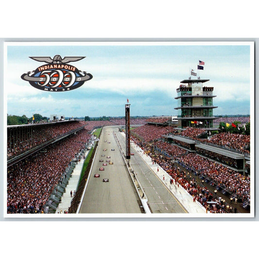 c2000 Indy 500 - Start of Race - Motor Speedway NOS 4" x 5 3/4" Postcard