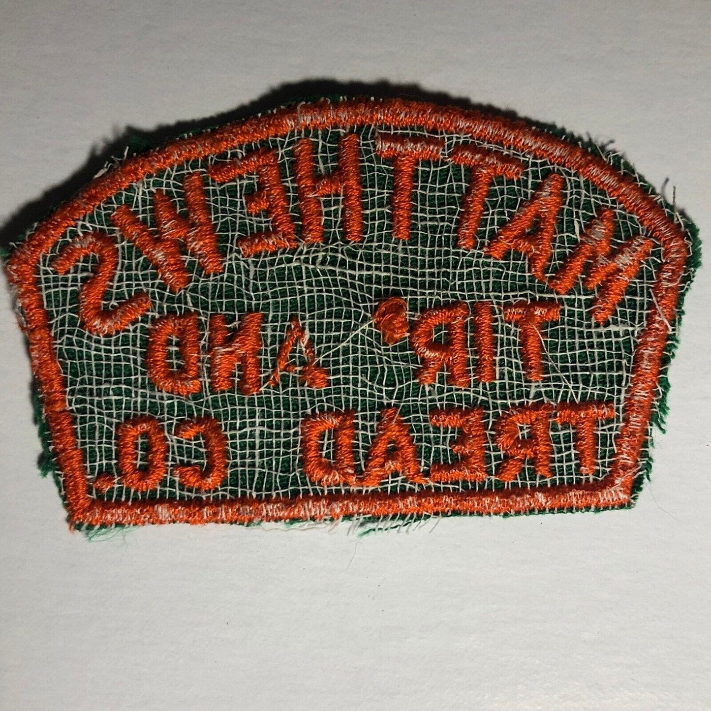 Matthews Tire and Tread Co. (Olean, NY) Embroidered Patch c1950's-60's
