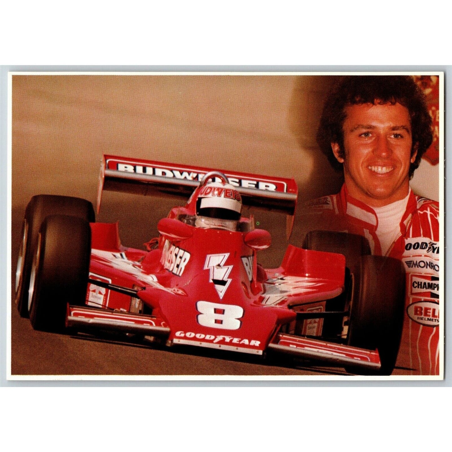 c1985 Indy 500 - Duane Carter Jr. - Motor Speedway NOS 4" x 5 3/4" Postcard