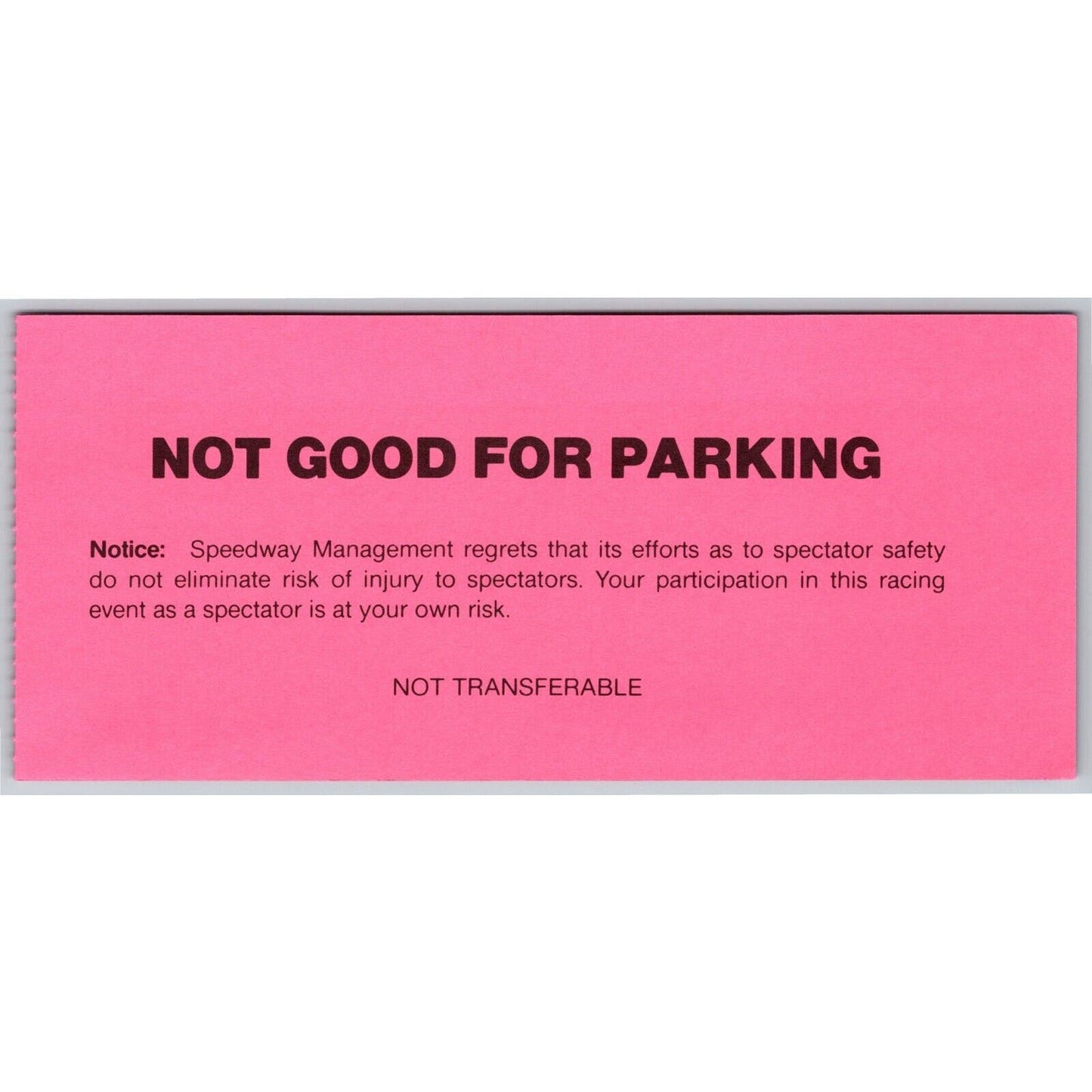 1996 Indy 500 Practice Day Hulman Terrace Ticket Stub Indianapolis #2291