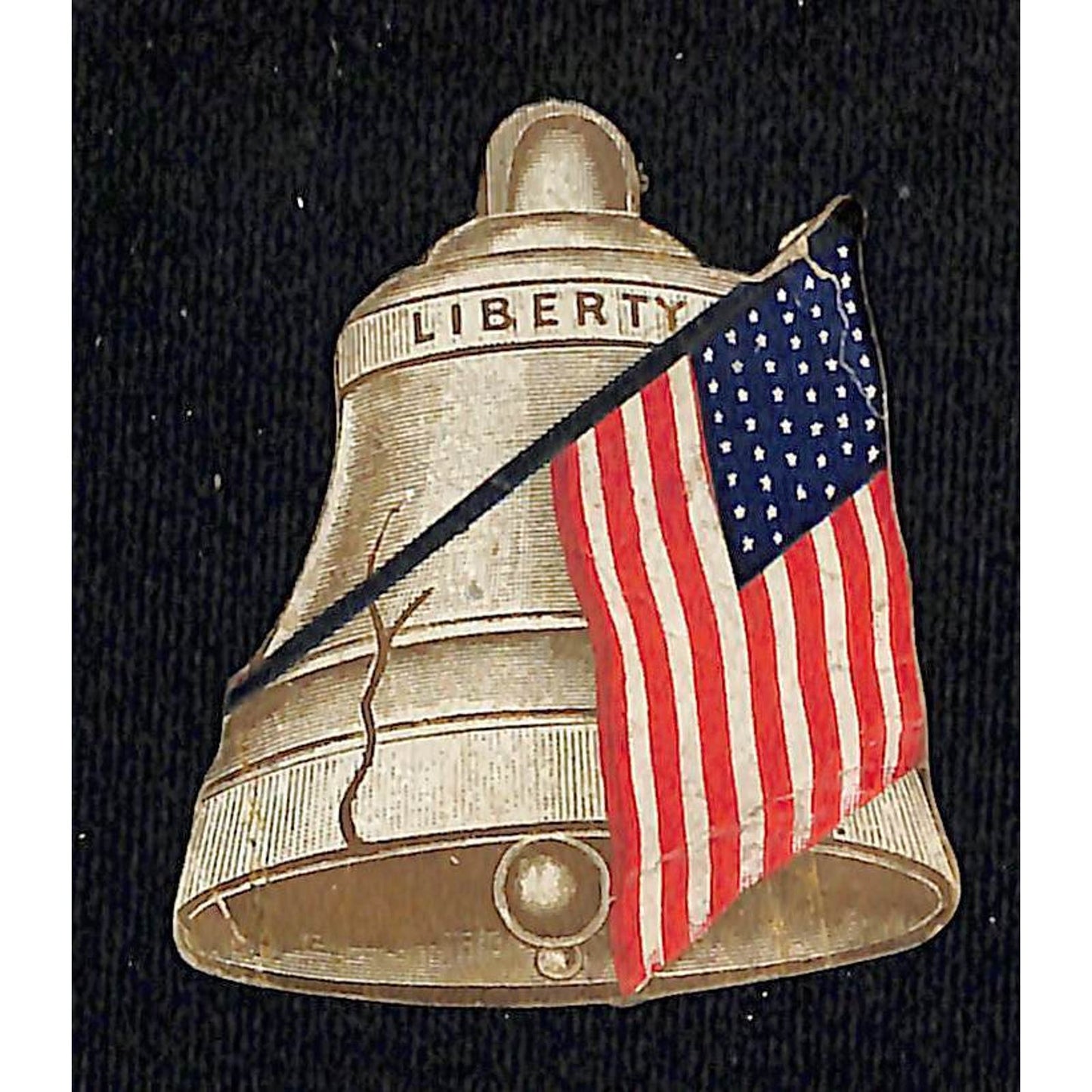 Liberty Bell & Flag Die Cut Sunday School Tablet & Ticket Chicago Proverbs 14:34