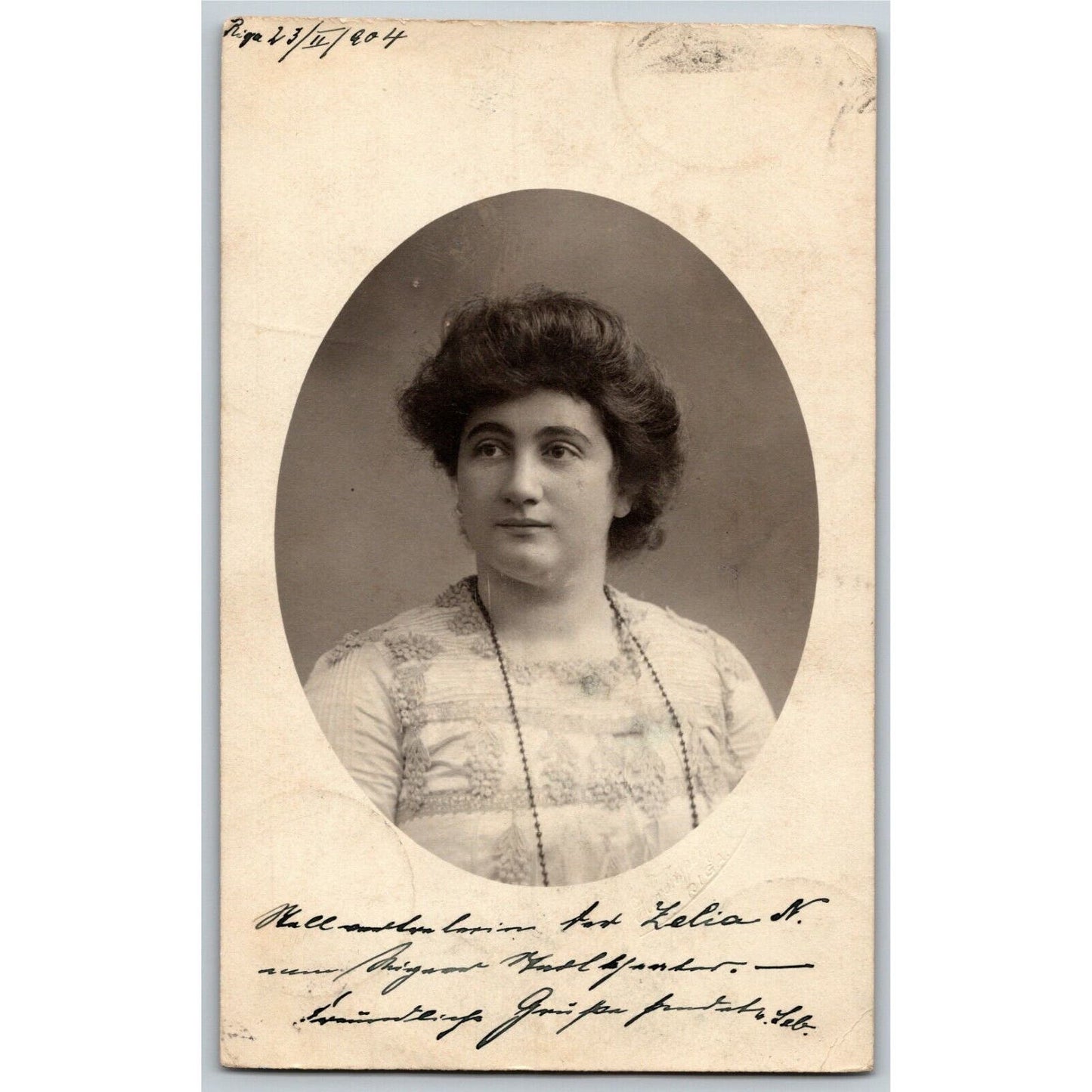 c1904 Vintage Russian RPPC* Theatre / Stage / Screen Actress Postcard (4382)
