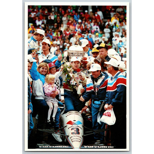 c1992 Indy 500 - Unsers - Motor Speedway NOS 4" x 5 3/4" Postcard
