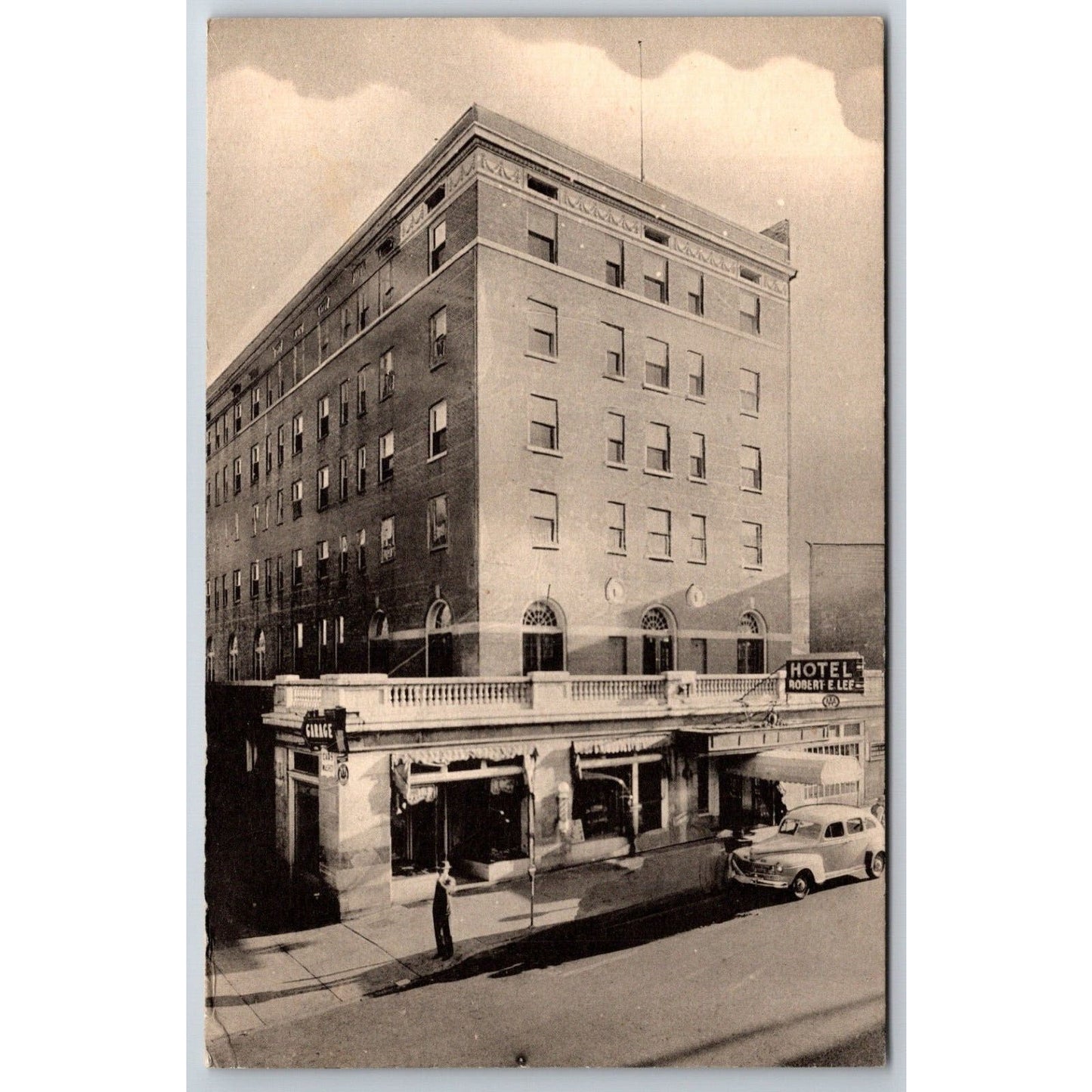 Robert E Lee Hotel Lexington, VA Advertising Postcard PM 1947 VGC