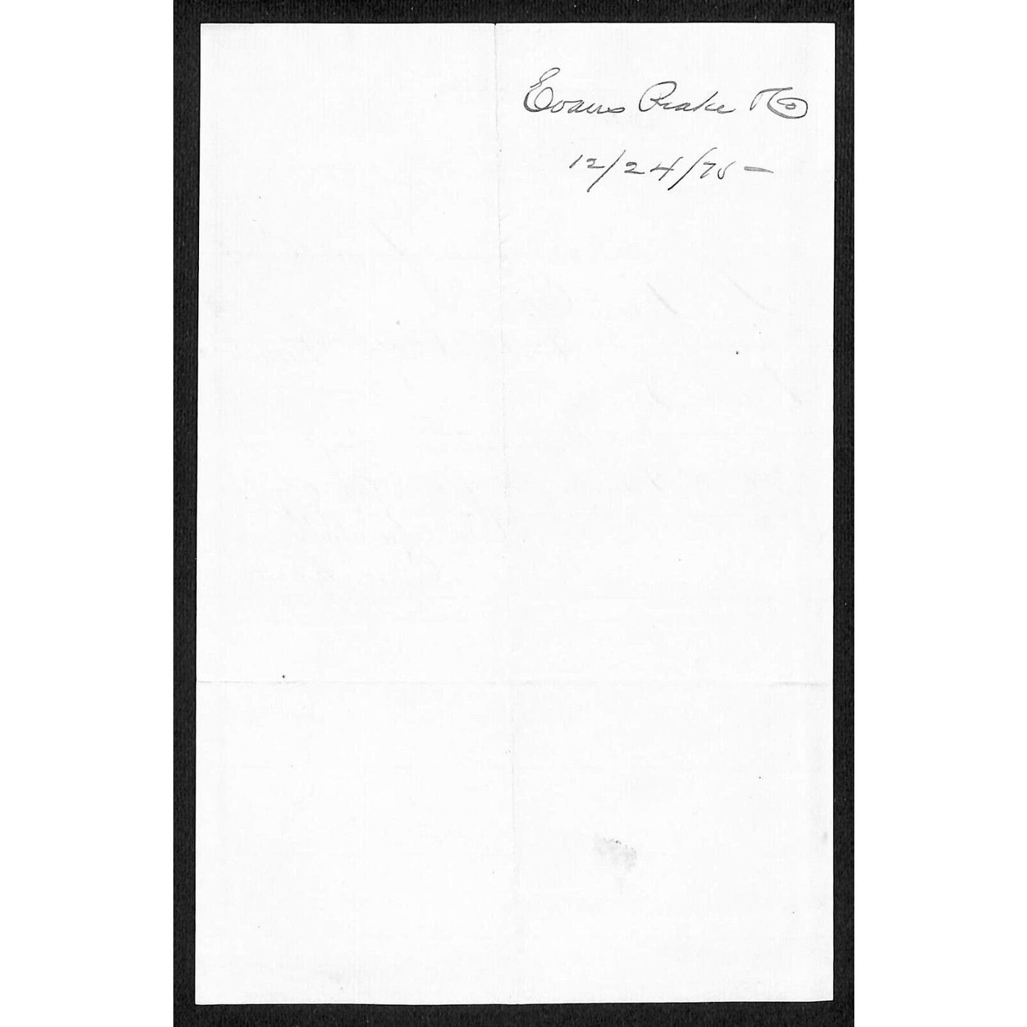 New York Broadway 1875 ALS Letterhead Henry Elling* Virginia City, MT
