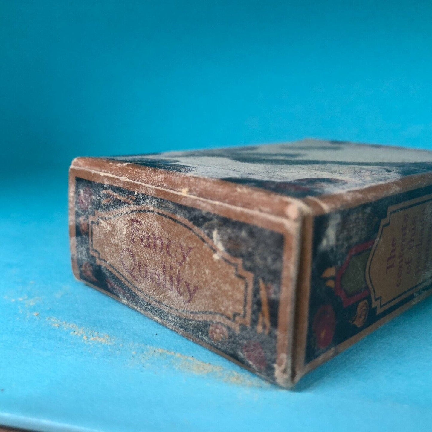 Minneopa Brand Whole Cloves Spice Tin 3 1/4"h Fiber Box c1930's-40's Scarce