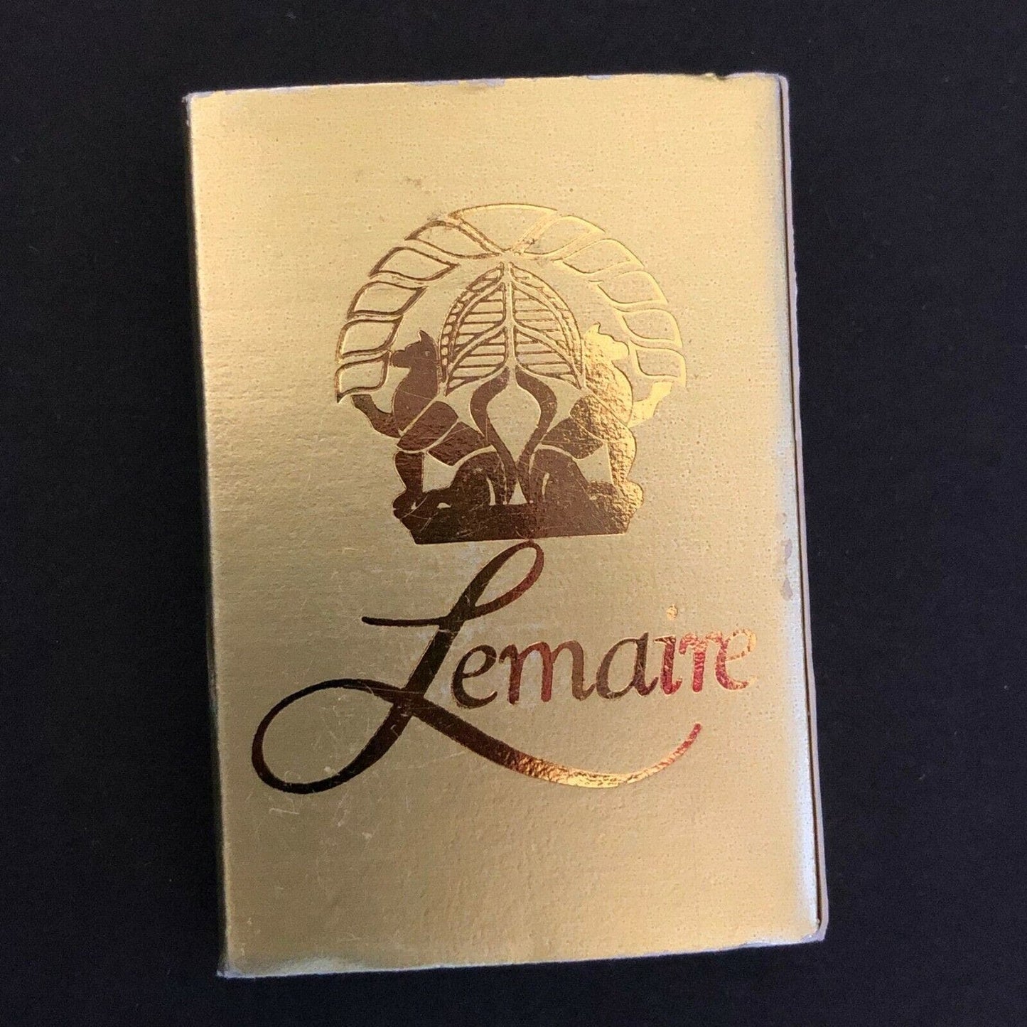 c1970's-80's Wooden Matchbox Matchbook "Jefferson Sheraton" Richmond Lemaire