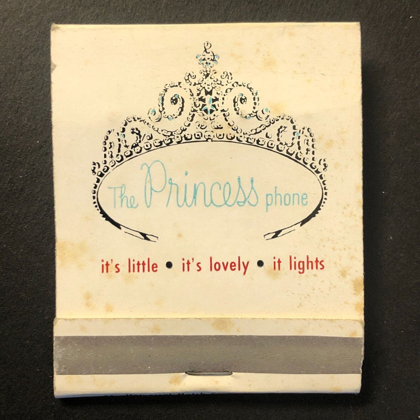 Illinois Bell Telephone Princess Phone Full Vintage Matchbook c1959 VGC Scarce