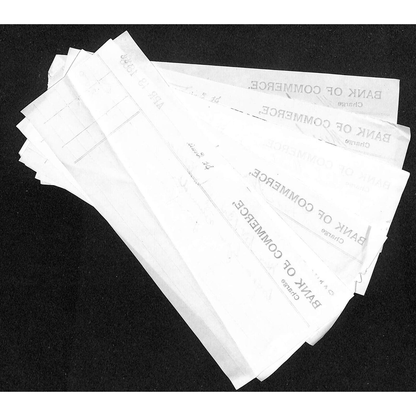 Helena Montana / St. Louis Bank of Commerce (Group of 7) 1888-89 Charge Receipts