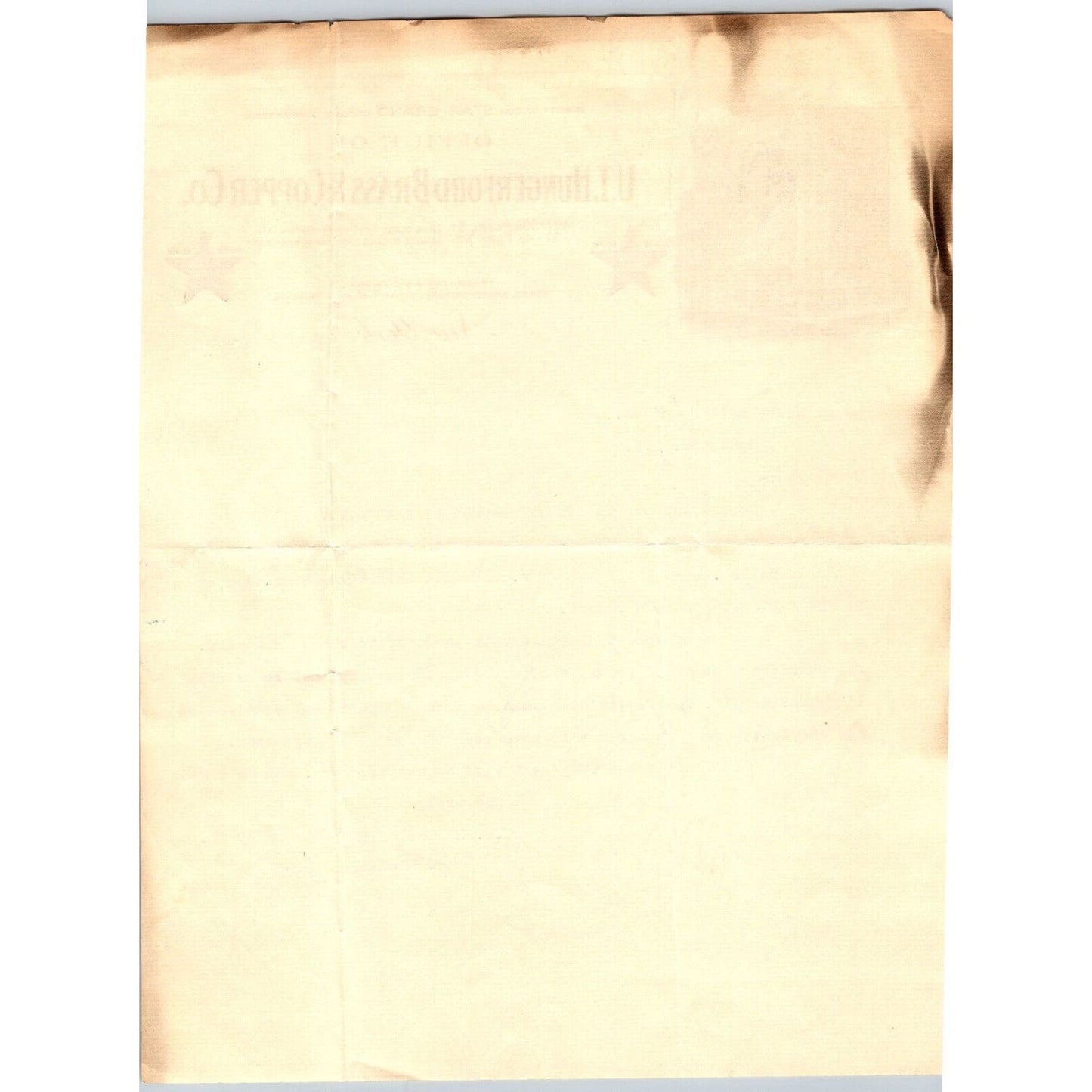 New York City Pearl St U.T. Hungerford Brass & Copper 1904 Letterhead