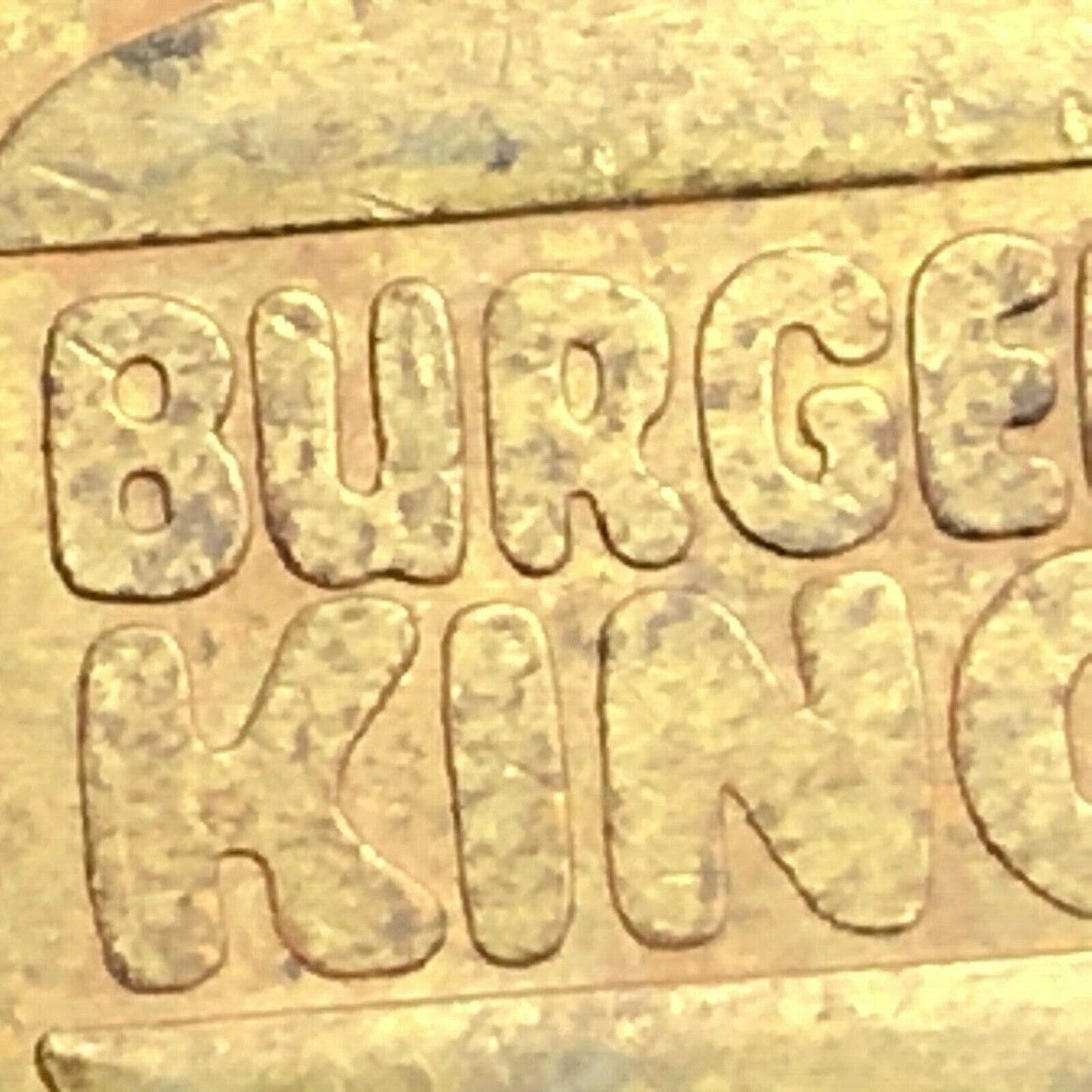 25mm Burger King Brass Token