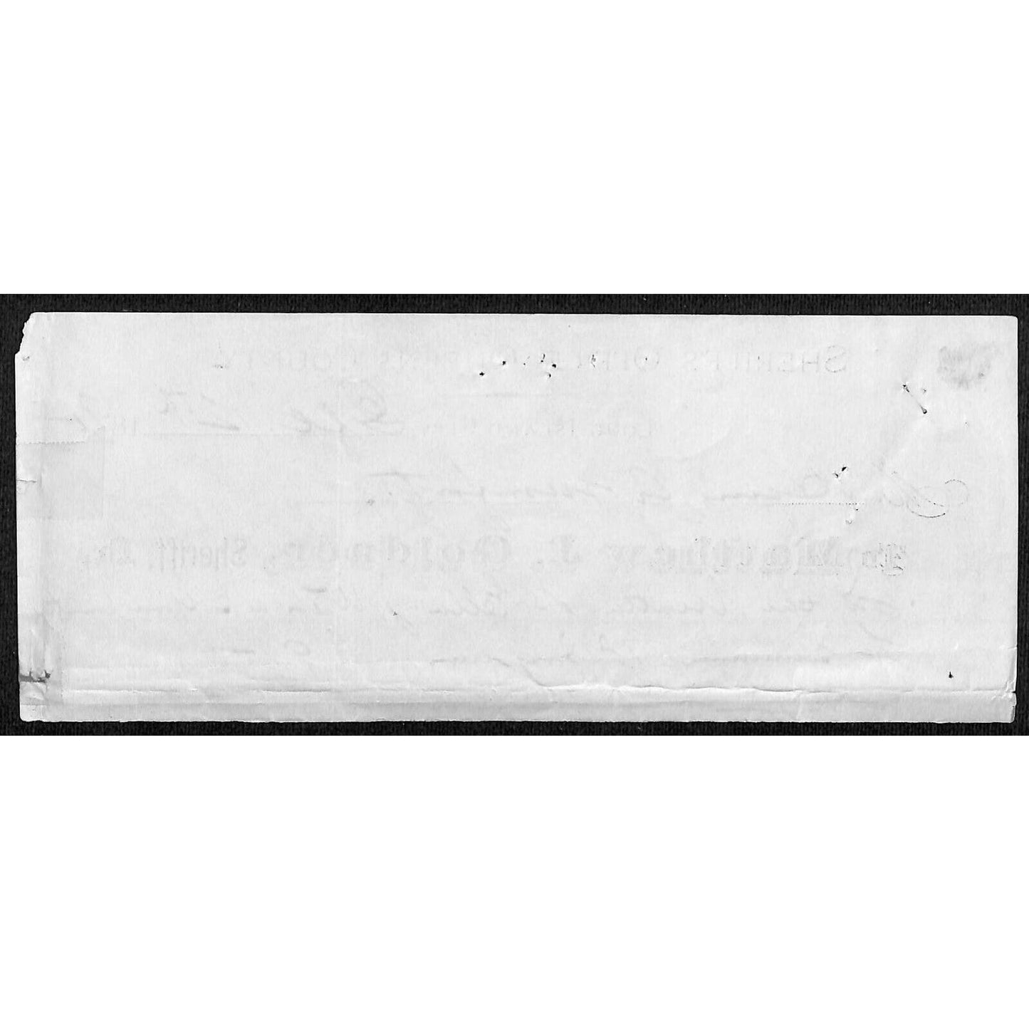 Long Island City, NY Matthew J. Goldner, 1890's Sheriff Billhead / Letterhead