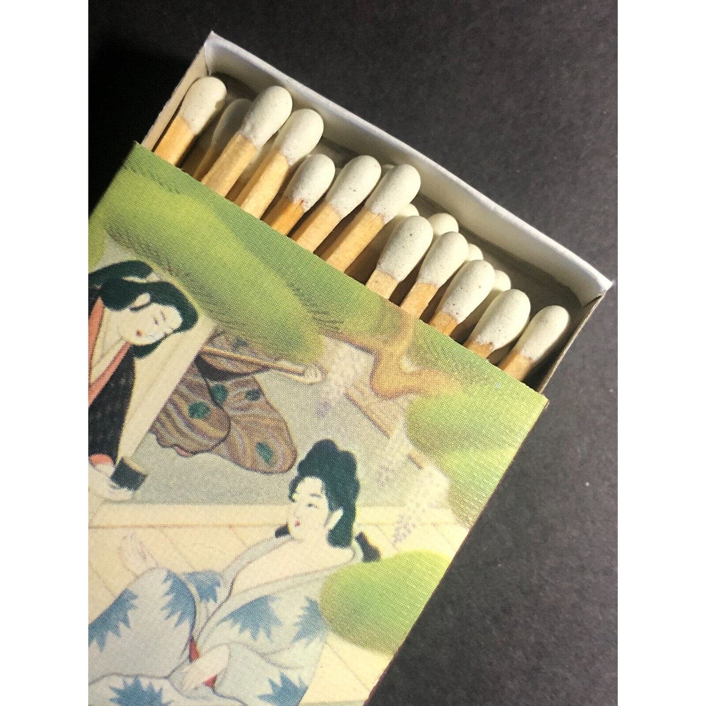 Japanese Outdoor Scene Art c1960's AKCO Co. Matchboxes / Matchbook NOS VGC #9