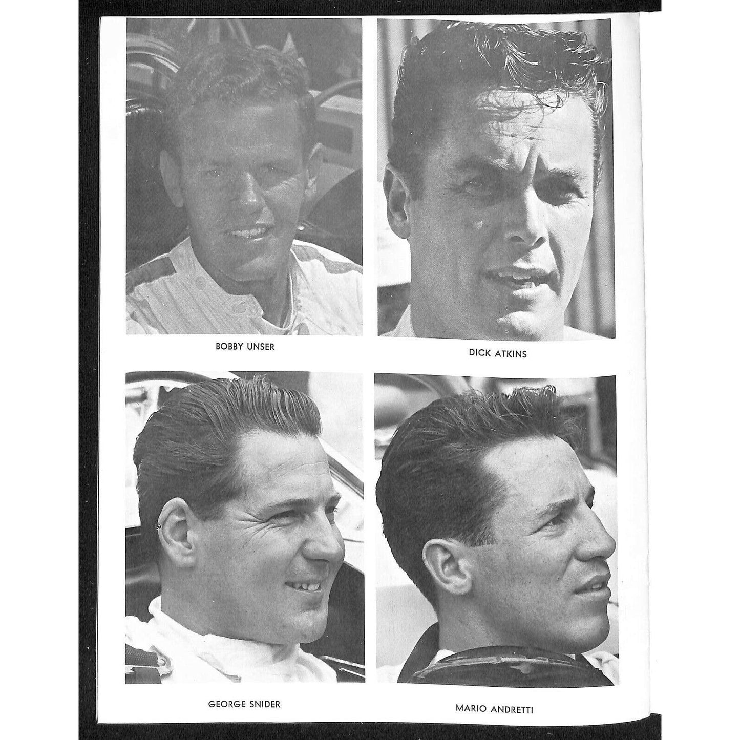Scarce 11/13 1966 Auto Racing USAC Program Altamont Speedway 20pp Mario Andretti