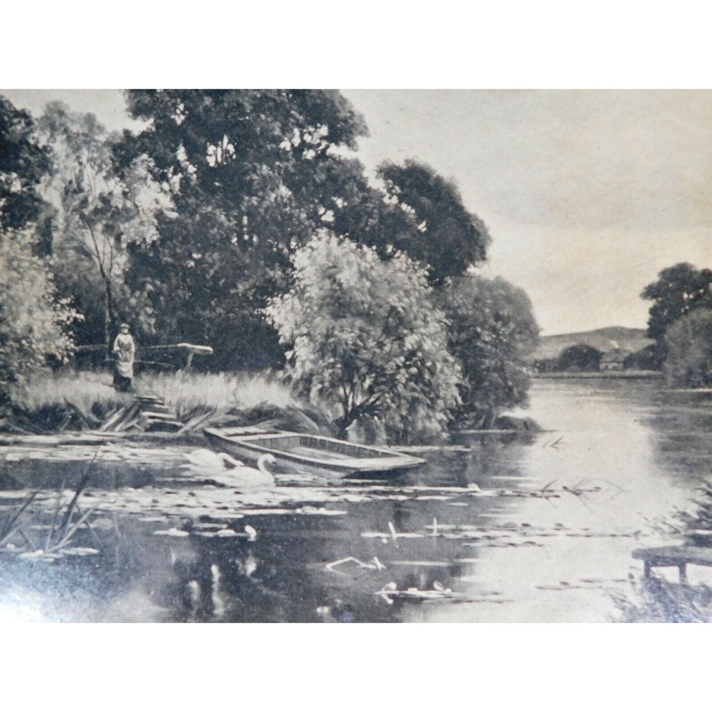 C. M. Seaver 1899 Calendar Williamstown Vermont - Stream Scene