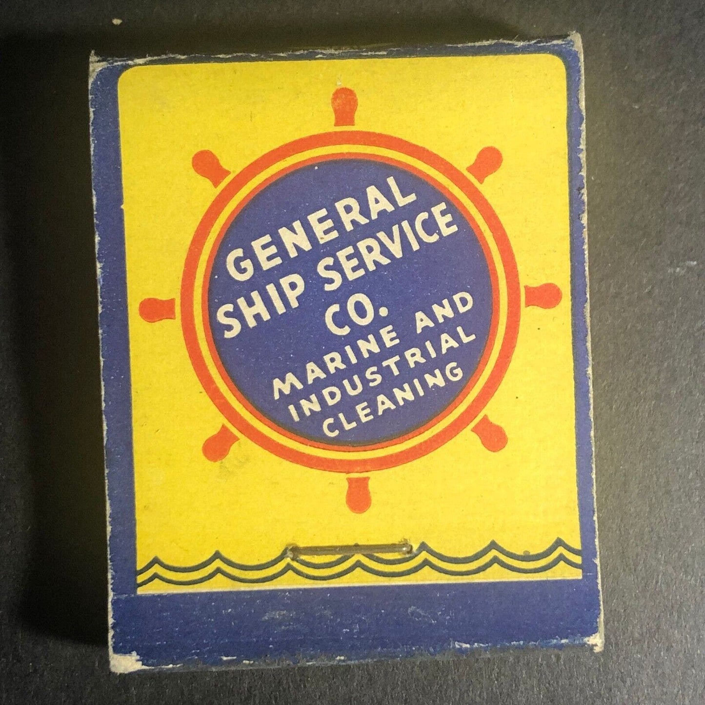 General Ship Supply SF, CA c1940's 20 Stick Bottom Strike Matchbook Very Scarce