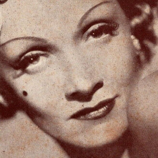 Marlene Dietrich Leading Lady Movie Star Arcade Card - Ken Prag Coll. EXC